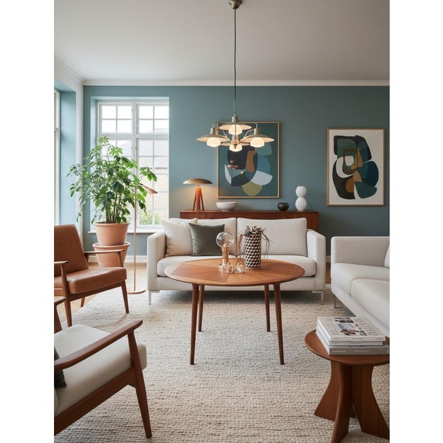 Round Coffee Table in Teak by H. W. Klein for Bramin Møbler, 1960s For Sale - Image 6 of 9