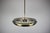 Metal Art Deco UFO Pendant Light by Josef Hůrka for Napako, 1930s For Sale - Image 7 of 18