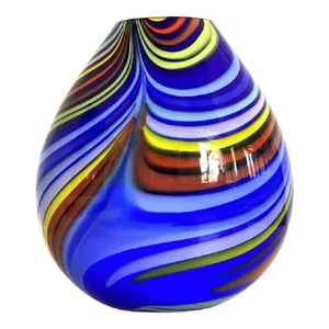 Artistic Vase in Murano Glass with Colored Reeds by Simoeng