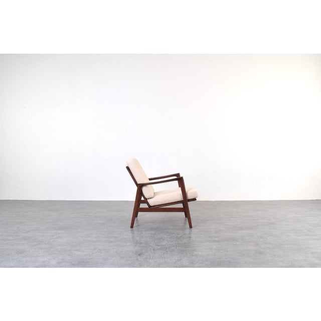 Wood Mid-Century Stefan Lounge Chairs from Swarzędz Furniture Factory, 1960s, Set of 2 For Sale - Image 7 of 15