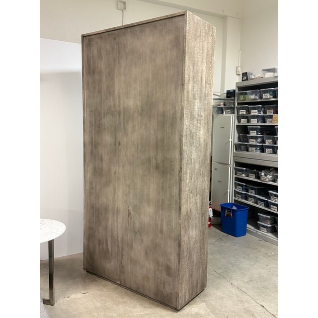 Nils Verhoeven for Restoration Hardware Reclaimed Oak Two-Door Cabinet For Sale - Image 12 of 12