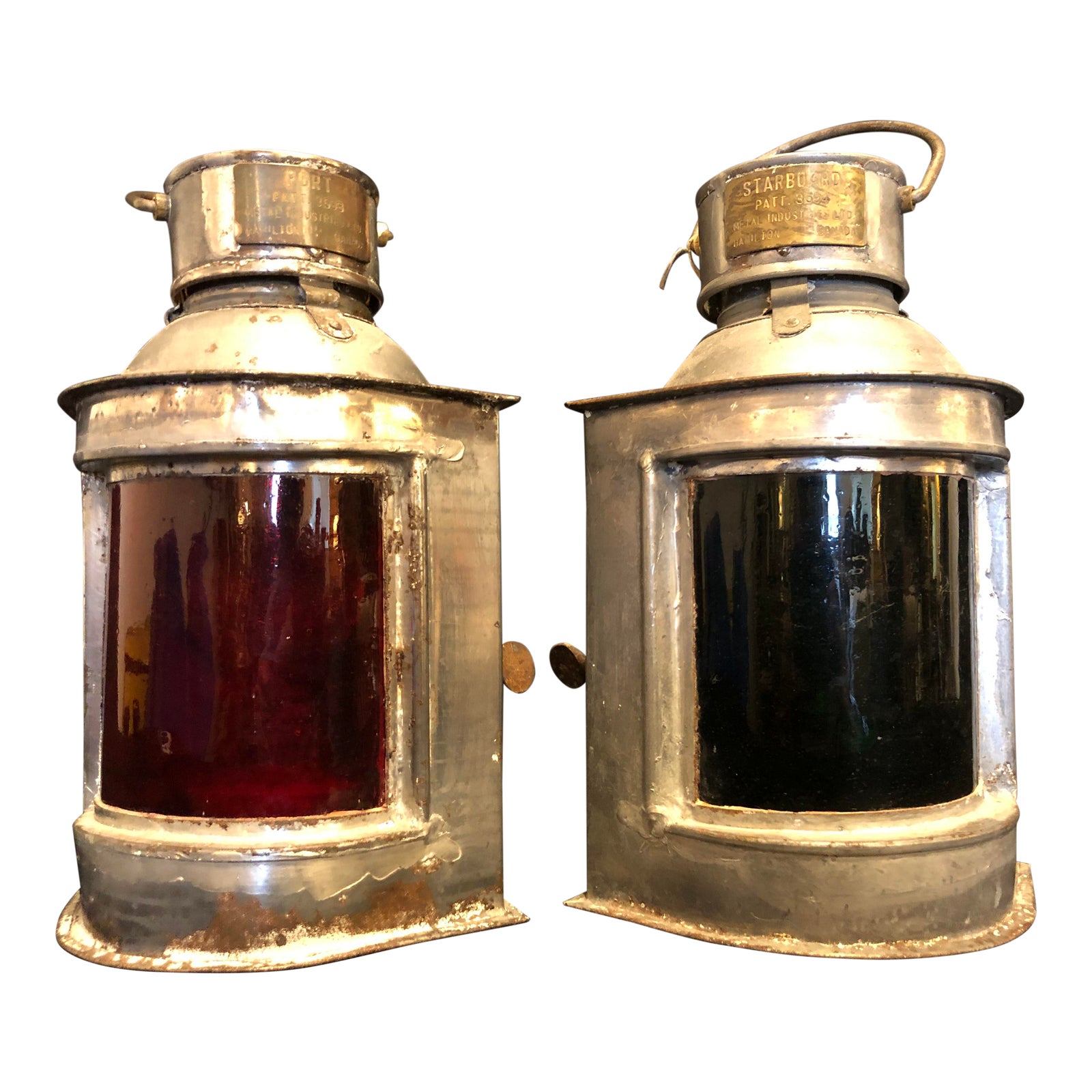 Antique Ship Navigation Lights, a Pair Chairish