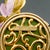 Gold Mid 20th Century Jay Strongwater Butterfly Enameled Swarovski 2" Round Picture Photo Frame Rare For Sale - Image 8 of 9