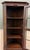 Antique English Jacobean Corner Cabinet Barley Twist Legs Glass Door Oak 1920s For Sale - Image 14 of 17