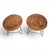 Mid-Century Modern Pod Lounge Chairs in Rattan/Wicker on a Metal Frame, 1970s, Set of 2 For Sale - Image 3 of 18