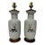 Pair of Chinese Export Armorial Porcelain Table Lamps Designed by John Rosselli For Sale
