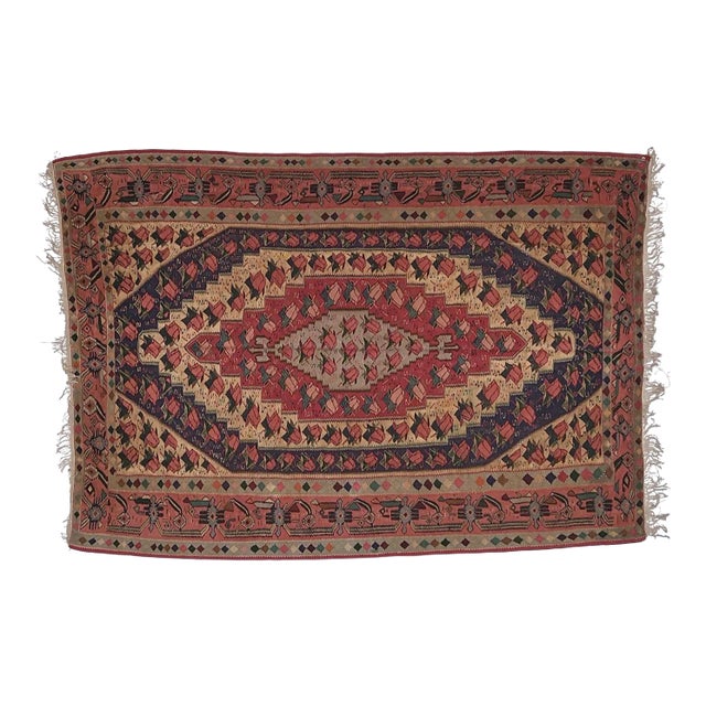 1970s Persian Kilim Rug For Sale