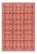 Juniper Indoor Outdoor Rug Red & Cream 4'x6' For Sale