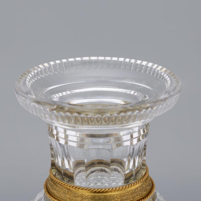 Antique French Baccarat and Ormolu Mounted the Jokelson Vases, 1830, Set of 2 For Sale - Image 13 of 18