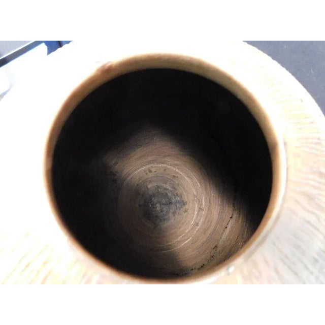 "Amarada #4" 2006 by Ted Knight Monumental Fine Turned-Wood Vase Hand signed by the artist Size: h: 26" x w15" x d 15"...