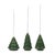 Kenneth Ludwig Chicago Ceramic Tree Ornament Set of 6 For Sale - Image 4 of 8