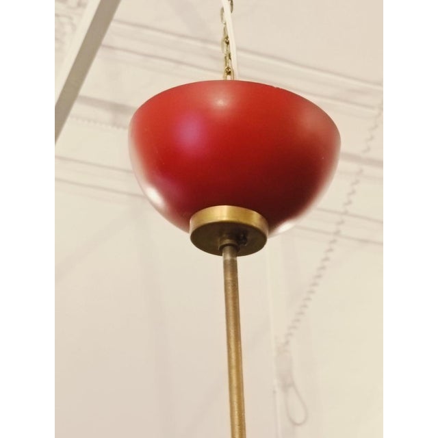 Mod. 553 Pendant Lamp by Oscar Torlasco for Lumi, Italy, 1960s For Sale - Image 9 of 10