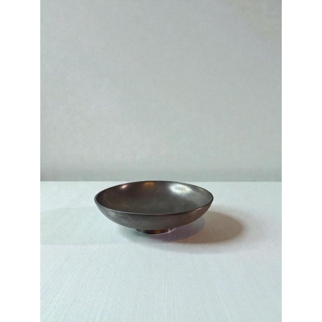 Swedish Pewter Bowl by Edvin Ollers for Schreuder & Olsson, 1975 For Sale - Image 6 of 11