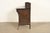 Heywood-Wakefield Antique Arts & Crafts Mission Oak & Rattan Wicker Writing Desk | Circa 1890s For Sale - Image 12 of 15