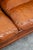 Mid Century Danish Modern Sofa Settee 3 Seater Brown Cognac Leather Denmark MCM For Sale - Image 11 of 12