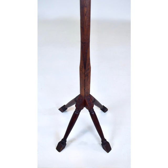 Wood Rancho Monterey Coat Rack, Mahogany & Cow Horn, Early 20th C., Usa For Sale - Image 7 of 11