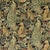 Morris & Co Forest (Velvet) Fabric in Charcoal For Sale