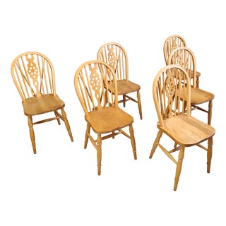 Vintage Dining Chairs from Ercol, 1950s, Set of 6 For Sale