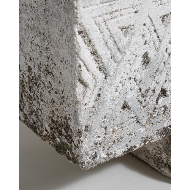 Brutalist Concrete Planter, Antique, France, Circa 1970 For Sale - Image 4 of 10