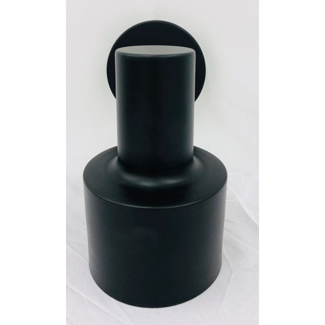 Frederick Cooper Industrial Style Black Metal Sconce For Sale - Image 4 of 8