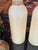 Early 21st Century Modern Murano Ivory Glass Cone Form Lamps - Pair For Sale - Image 5 of 7
