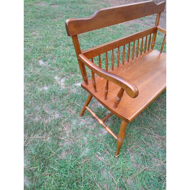 Ethan Allen Deacon's Bench Chairish