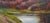 Hilly Landscape at Sunset with a Stream, 20th Century, Oil Painting on Canvas, Framed For Sale - Image 8 of 13