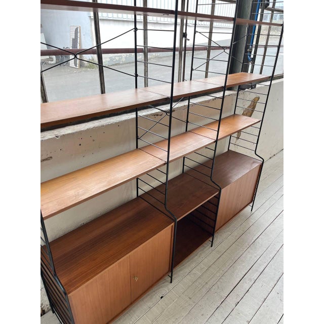 Mid-Century Modern Walnut Shelf Combination from WHB For Sale - Image 3 of 5