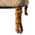 Vintage Large Traditional Tufted Ottoman Coffee Table With Carved Lion Paw Feet For Sale - Image 9 of 10
