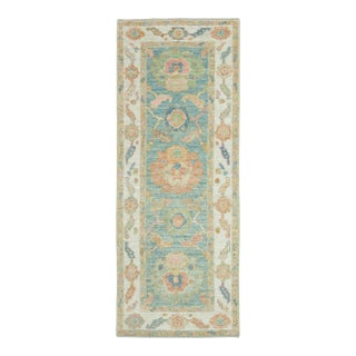 Turkish Oushak Runner Rug 2'2" x 5'8" #17388 For Sale