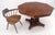 Flame Mahogany Octagon Shape Two 18" Leaves Single Base Dining Table MINT! For Sale - Image 14 of 15