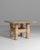 1970s 1970s French Brutalist Oak Coffee Table For Sale - Image 5 of 18