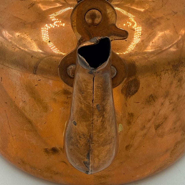 Vintage L’Etoile Fantuzzi Chile Copper Kettle With Wood Handle For Sale In Richmond - Image 6 of 12