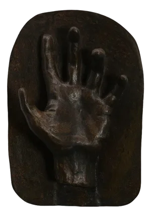 E. Stroobants, The Artist Hand Sculpture, Brass
