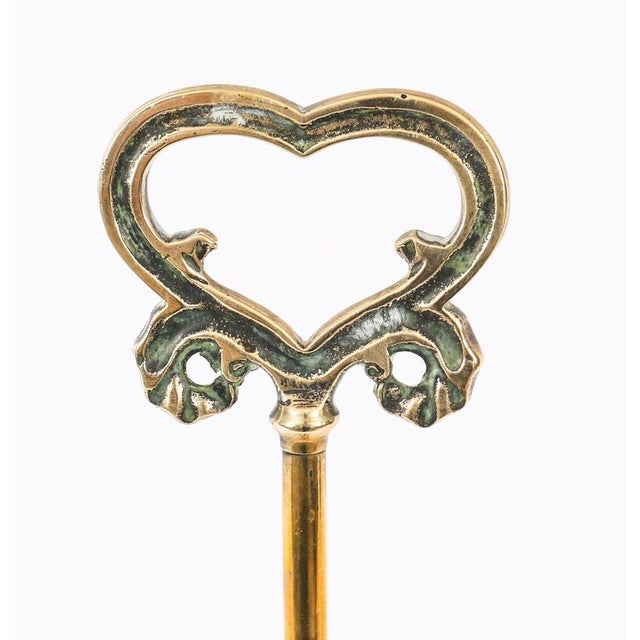 19th Century Antique Victorian Brass Door Stop, 1800s For Sale - Image 5 of 15