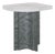 Grey Elm Burl Veneer & Resin Fossil Side Table by Daniel Nikolovski & Danu Chirinciuc for KABINET, 2019 For Sale