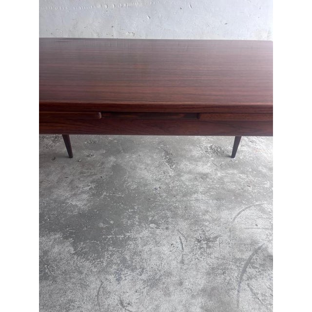 Wood Danish Rosewood Model 254 Extendable Dining Table from Niels O. Møller, Denmark, 1960s For Sale - Image 7 of 10