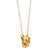 A sleek and modern Tiffany & Co. 1837 interlocking circles pendant necklace crafted in 18ct yellow gold, featuring two...