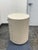 Kathy Kuo Beatrice Modern Classic Cream Painted Linen Oval Nightstand For Sale - Image 4 of 12