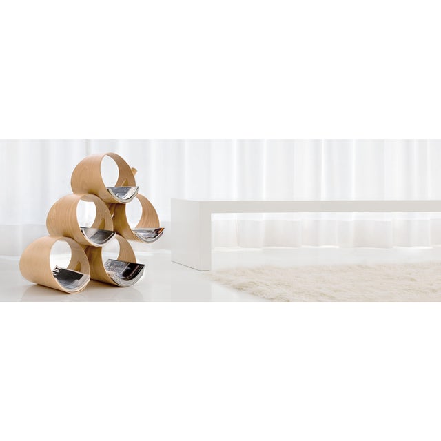 Contemporary Magazine Rack by Carl Magnus Persson for Villa Home Collection For Sale - Image 3 of 6