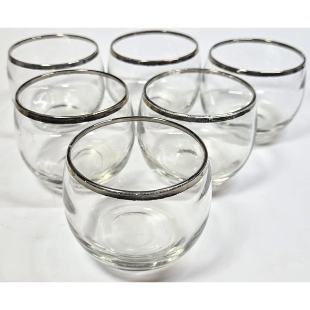 Mid-Century Modern Dorothy Thorpe Silver Roly Polies- Set of Six For Sale - Image 3 of 10