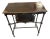 1920s Signed Limbert Arts & Crafts Mission Mahogany Side Library Table Hand Painted For Sale