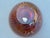 Glass 1980s Iridescent Sparkle Air Trap Bubble Vein Art Glass 6.5" Vase Signed '80 For Sale - Image 7 of 18