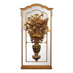 Italian 7 Ft Tall Mirror, 19th Century