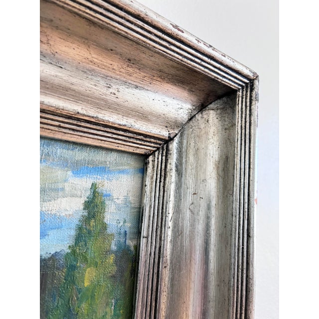Vintage Original Landscape Oil Painting, Countryside Art For Sale - Image 10 of 18