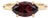 East West Marquise Garnet Engagement Ring | 18k Gold Plated Solitaire Ring | January Birthstone Ring Us 7 For Sale