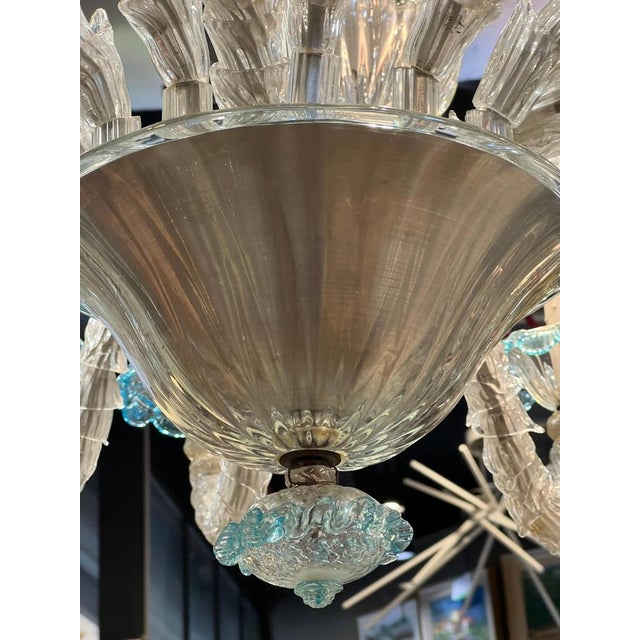 Majestic Rezzonico Murano Chandelier, 1960 For Sale - Image 16 of 17