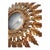 Large Spanish sunburst light in gilt metal and frosted glass,greeen ; white ; orange\.\.\.\.other color Spain, 1950s....