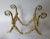 Early 19th Century Antique French Brass Fireplace Tools With Firedogs - 5 Piece Set For Sale - Image 5 of 10
