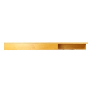 Floating Shelf in Birch from Up Závody, Former Czechoslovakia, 1986 For Sale